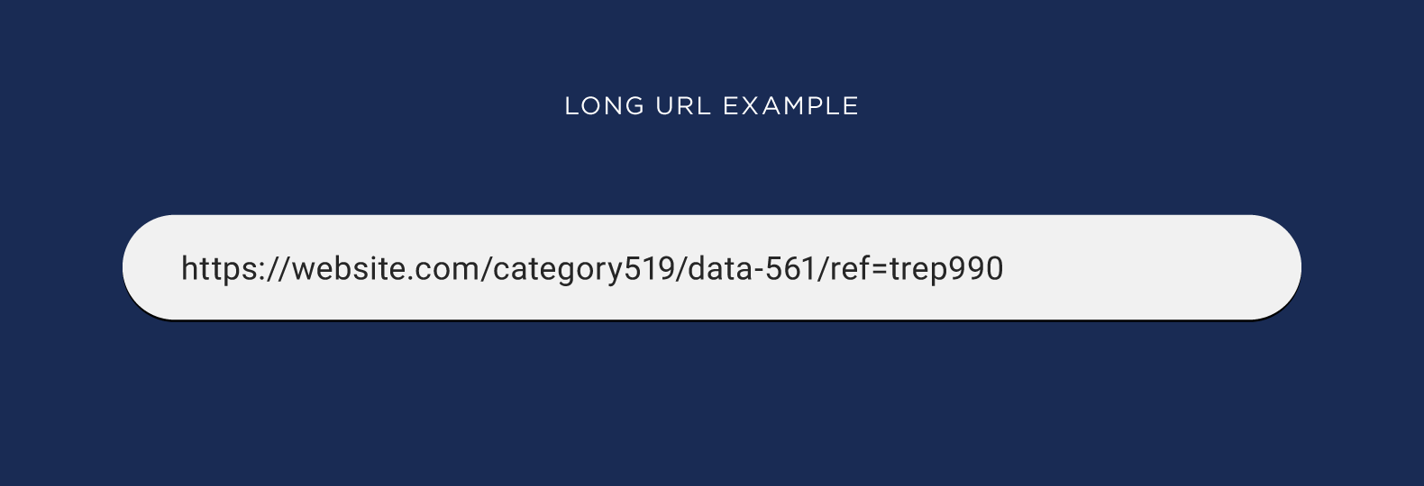 Long URL example Long URL example