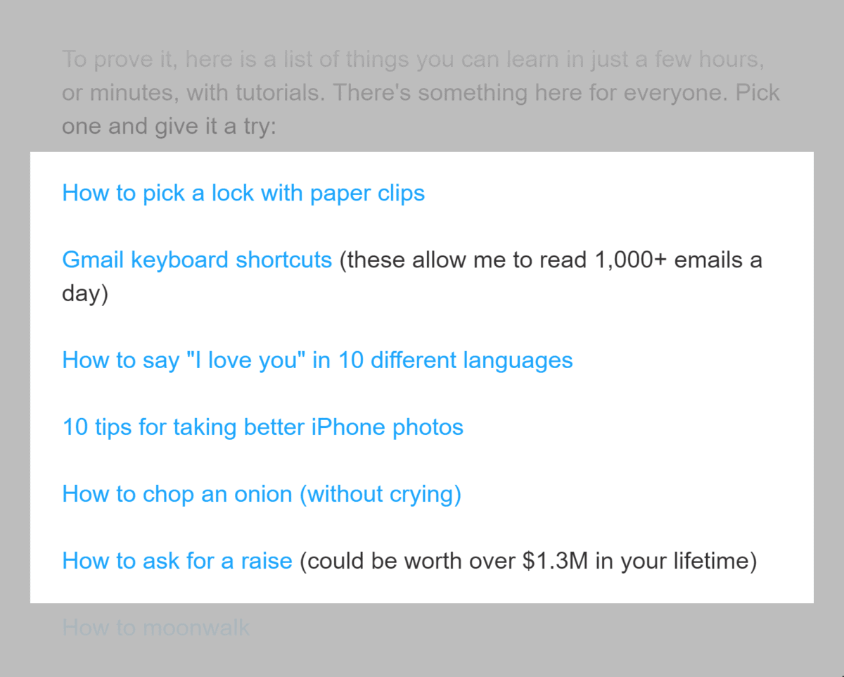 Email links Email links