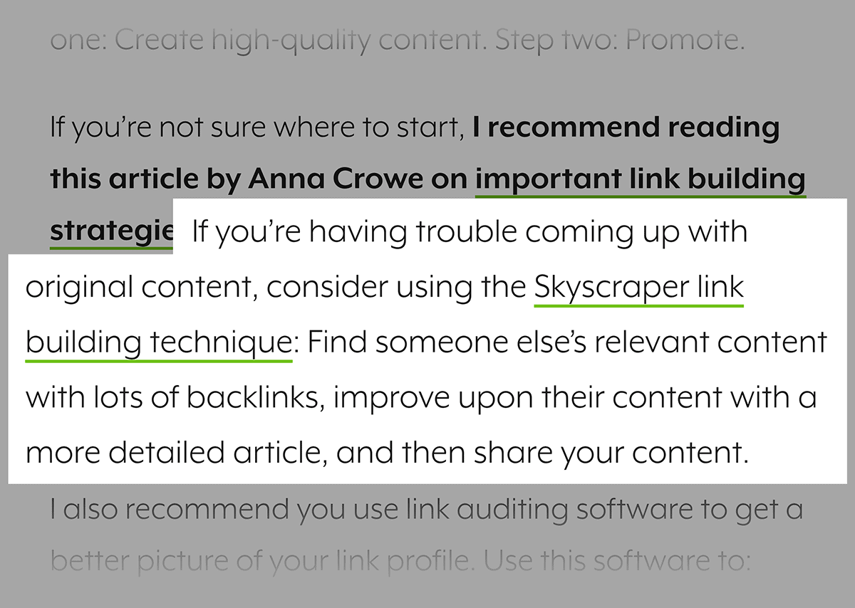Contextual backlink Contextual backlink