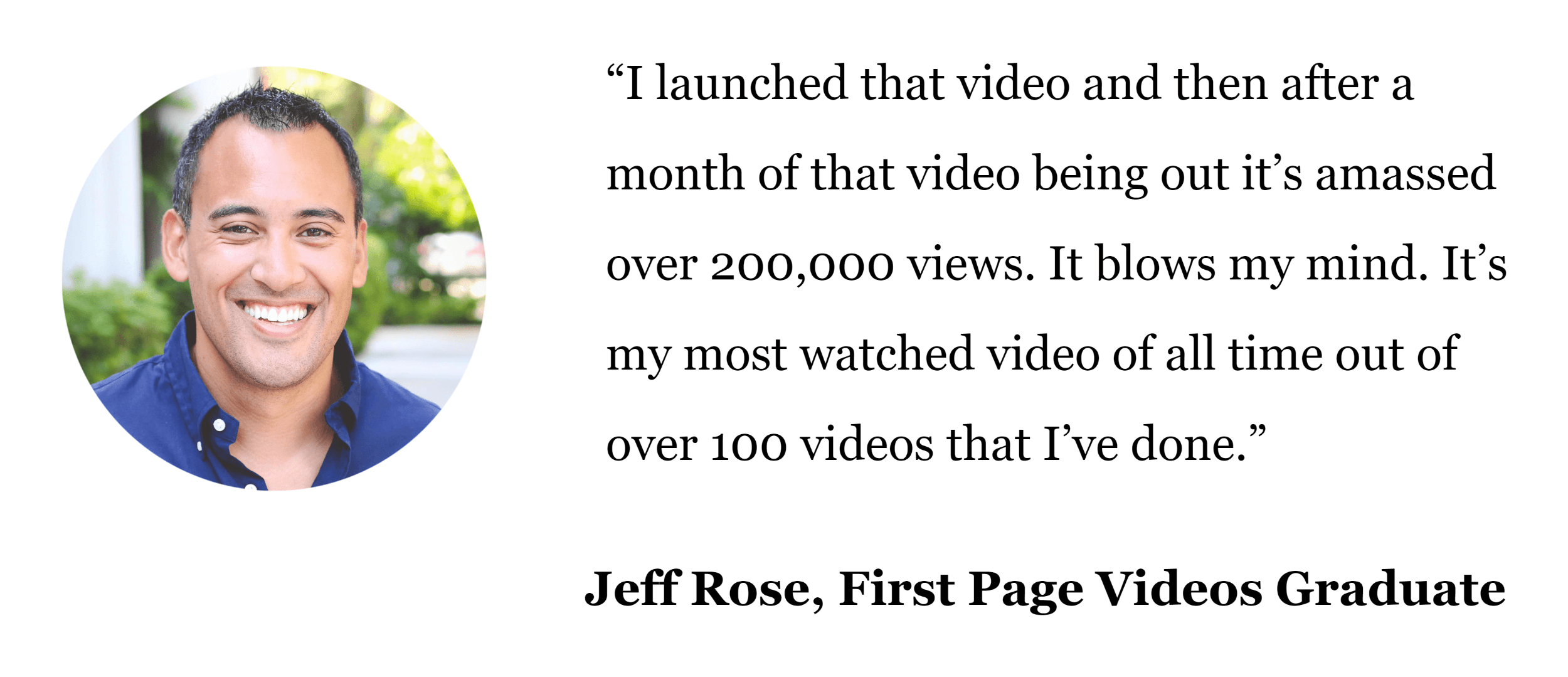 Firstpagevideos – Sales Page Testimonial Firstpagevideos – Sales Page Testimonial