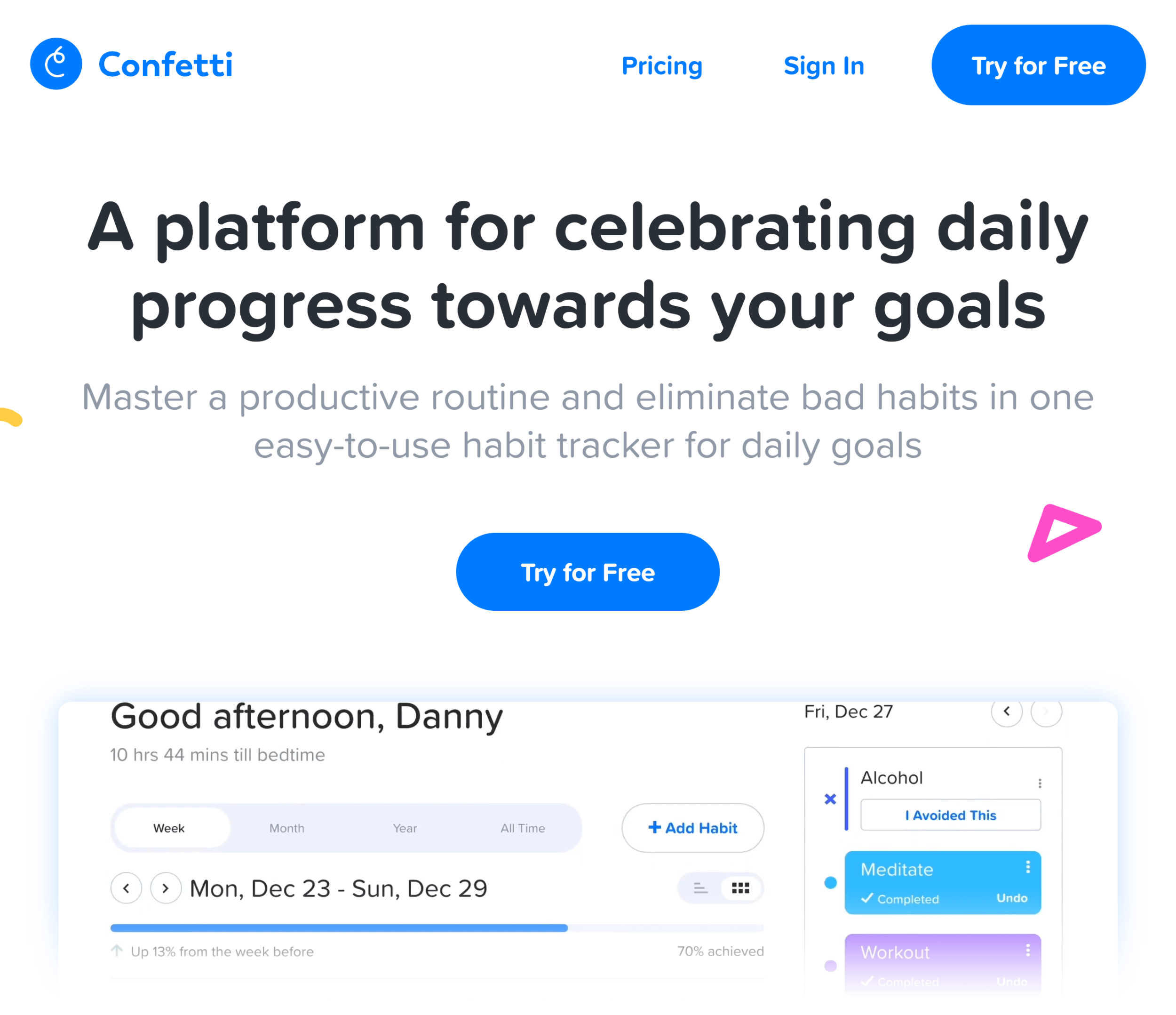 Tryconfetti – Landing Page Tryconfetti – Landing Page