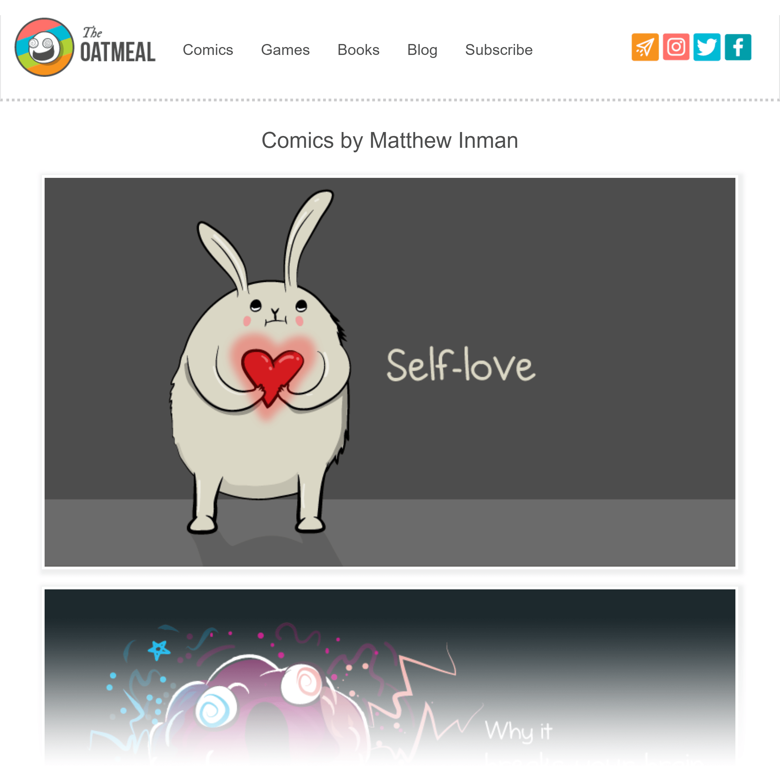 The Oatmeal – Homepage The Oatmeal – Homepage