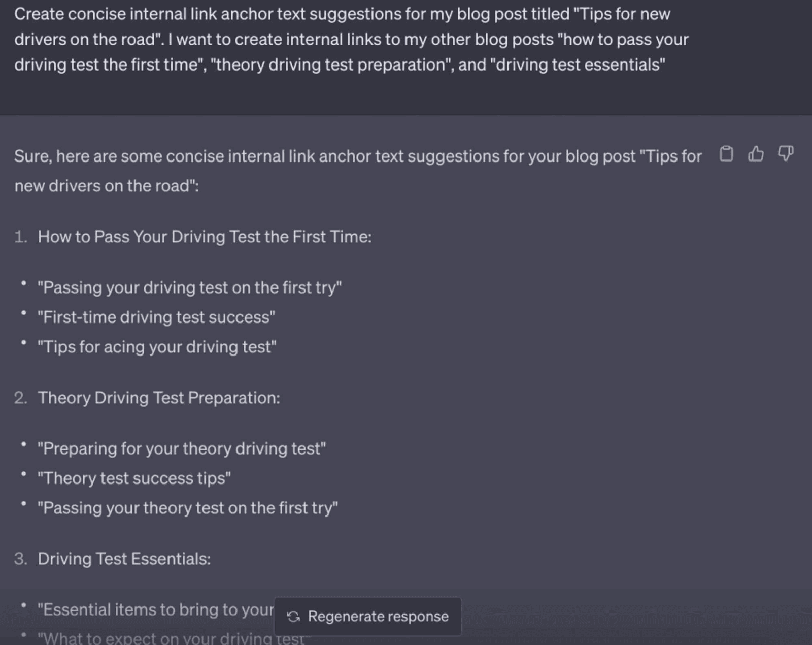 Backlinko chatgpt 38 Possible pages you can link to