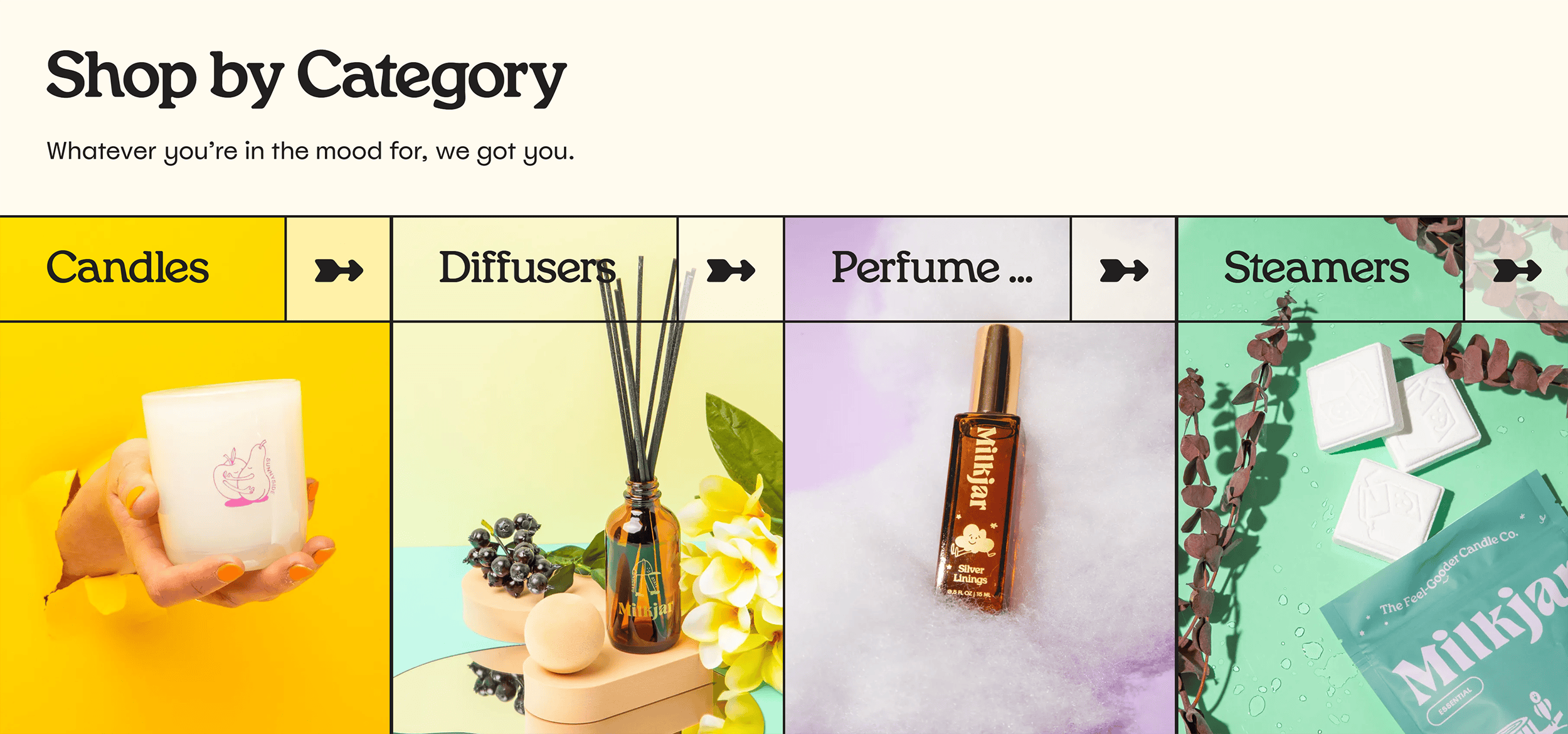 Milkjar – Shop by category Milkjar – Shop by category