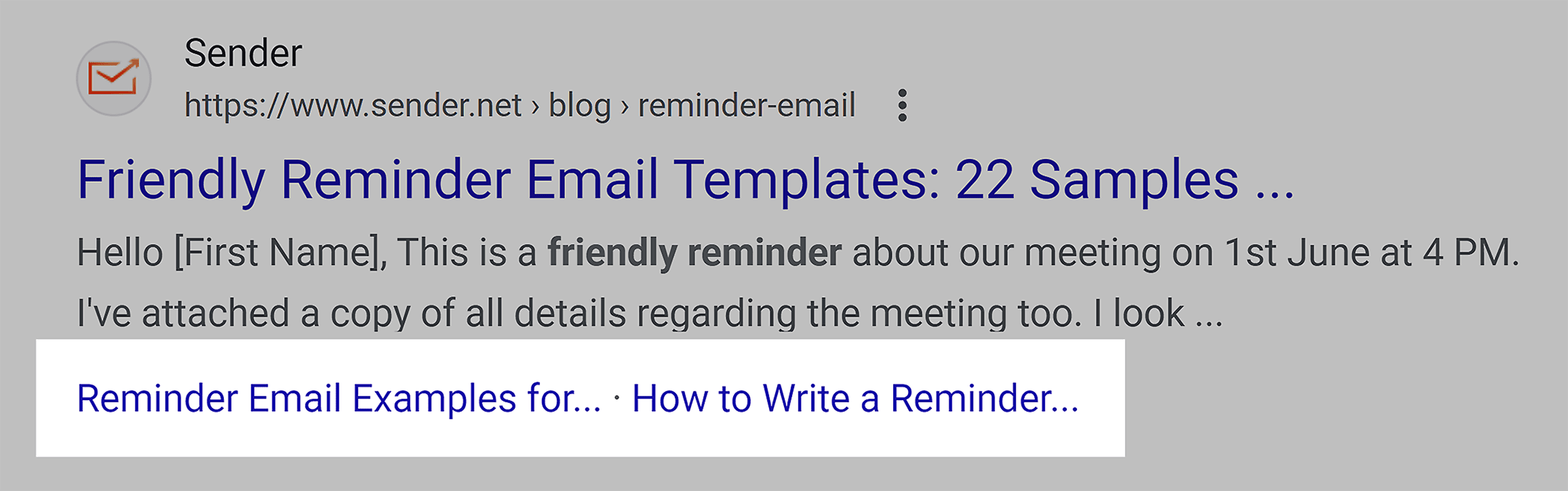 google-serp-friendly-email-reminder-template Google SERP – Friendly Email Reminder Template