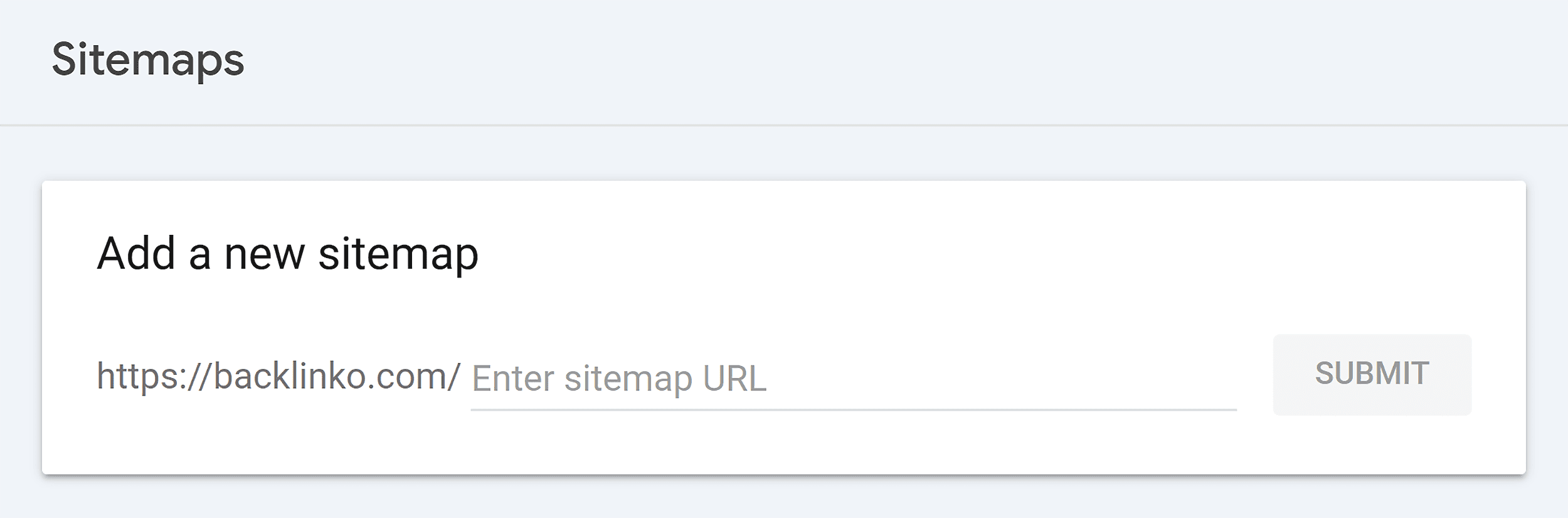 GSC – Add new sitemap GSC – Add new sitemap