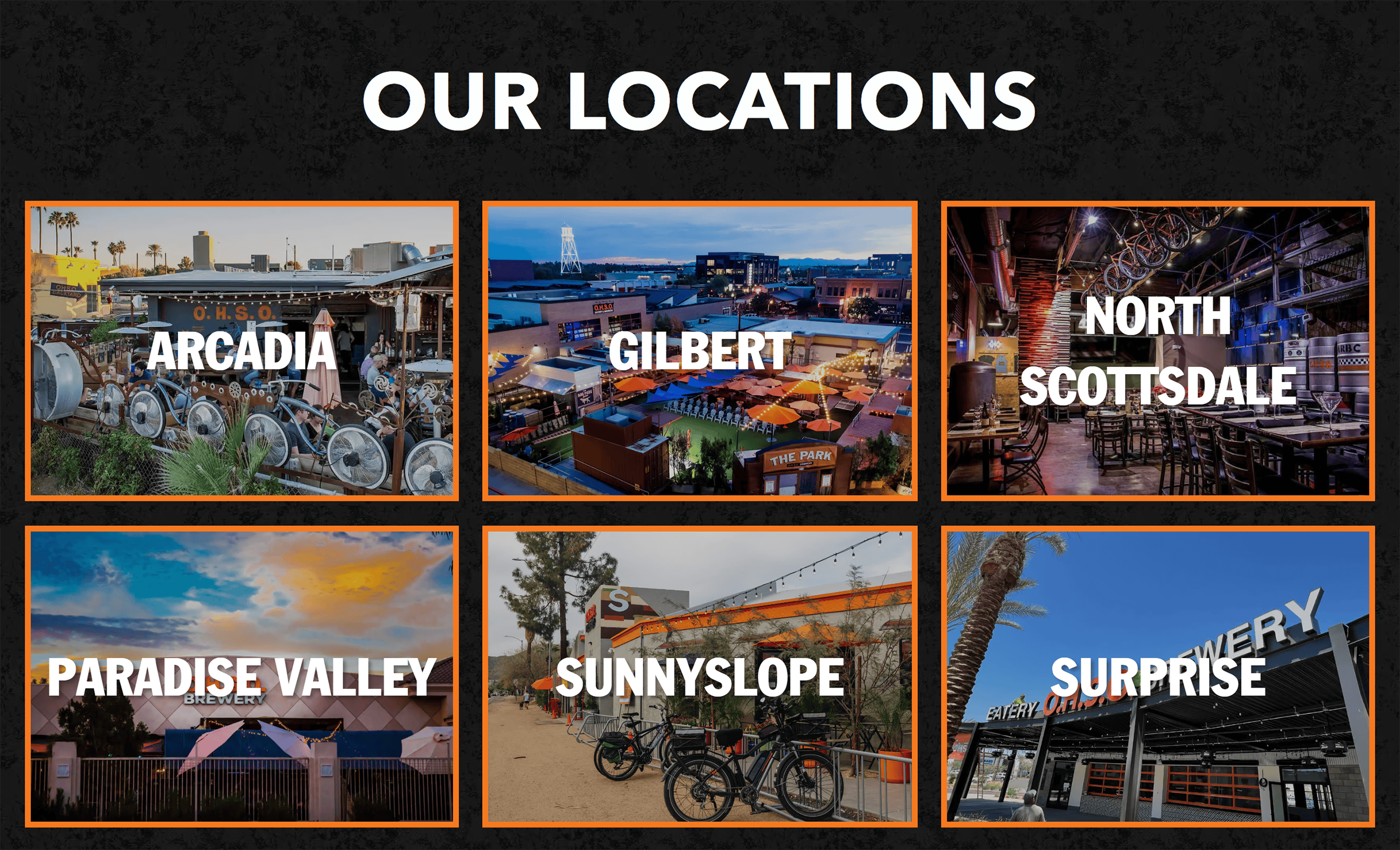 OHSO Brewery – Locations OHSO Brewery – Locations