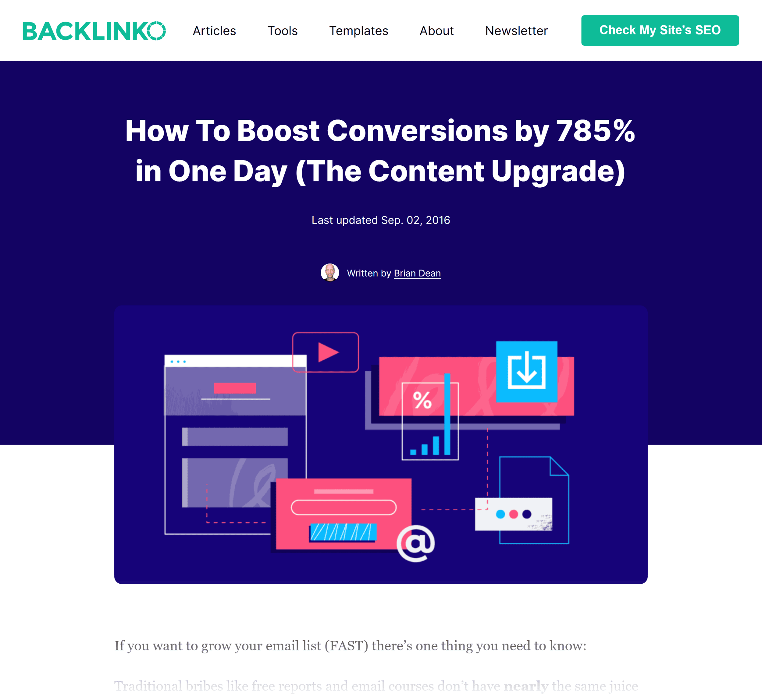 Backlinko – Increase Conversions