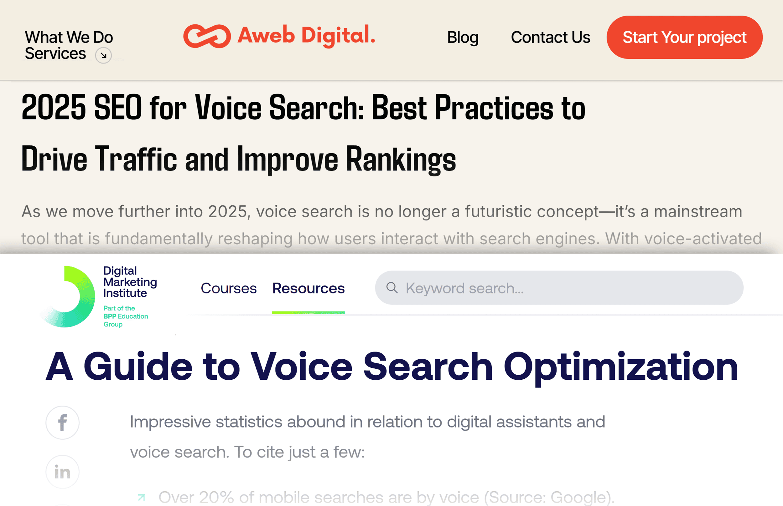 Voice Search Collage Voice Search Collage