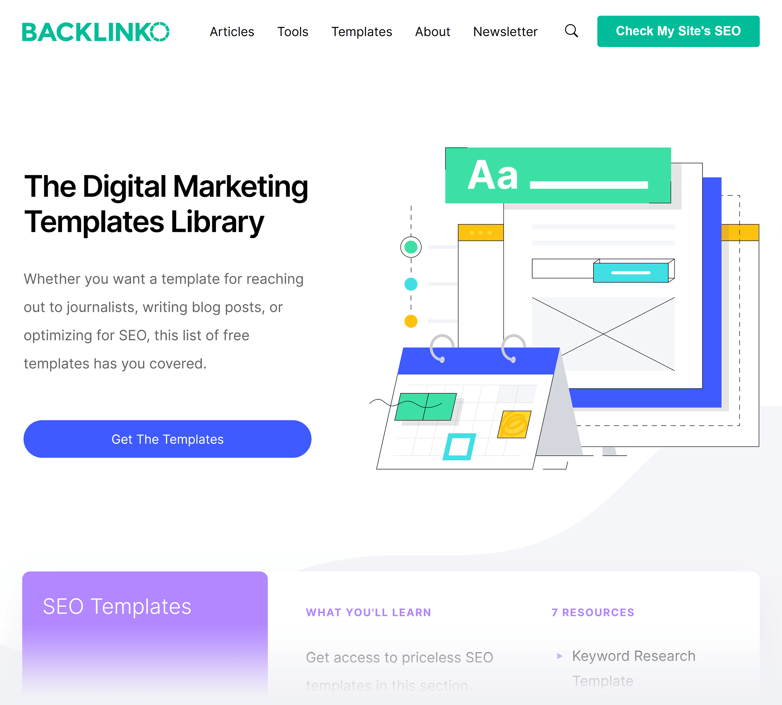 Backlinko – Marketing templates